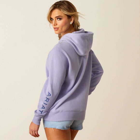 Ariat Women's Logo 2.0 Hoodie | Sweet Lavender - Picture 2 of 11